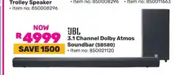 Game JBL 3.1 Channel Dolby Atmos Soundbar (SB580) offer