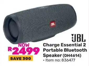 Game JBL Charge Essential 2 Portable Bluetooth Speaker offer