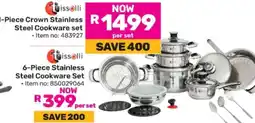 Game 10-Piece Crown Stainless Steel Cookware set offer