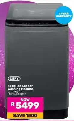 Game Defy 14 kg Top Loader Washing Machine (DTL 160) offer