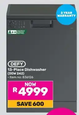 Game Defy 13 Place Dishwasher DDW 242 offer