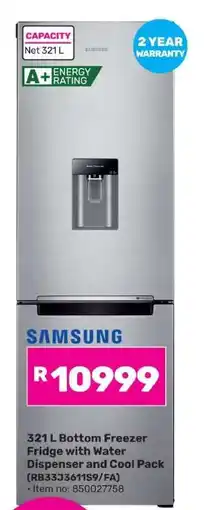Game Samsung 321 L Bottom Freezer Fridge offer