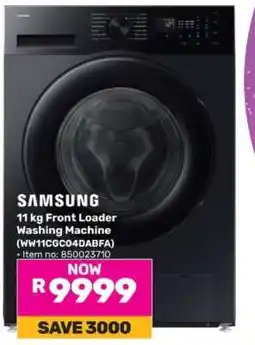 Game Samsung 11 kg Front Loader Washing Machine offer