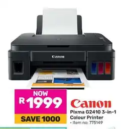 Game Canon Pixma G2410 3 In 1 Colour Printer offer