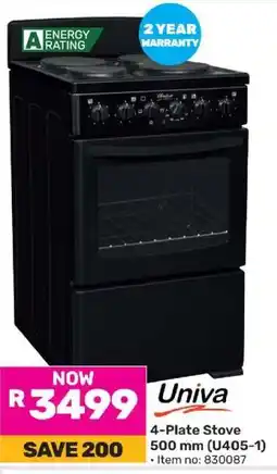 Game Univa 4-Plate Stove 500 mm (U405-1) offer
