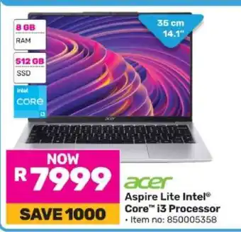 Game Acer Aspire Lite Intel Core i3 Processor offer