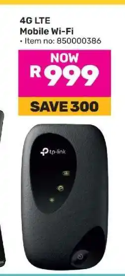 Game 4G LTE Mobile Wi-Fi offer