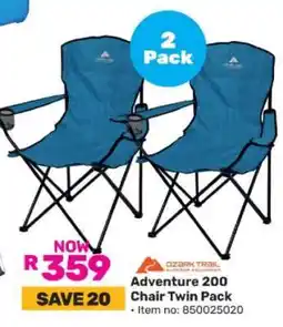 Game Adventure 200 Chair Twin Pack offer