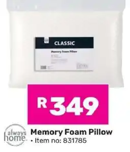 Game Memory Foam Pillow offer