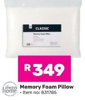 Game Memory Foam Pillow offer