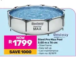 Game Steel Pro Max Pool offer