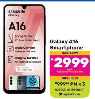 Game Galaxy A16 Smartphone offer