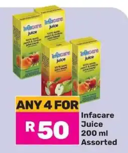 Game Infacare Juice 200 ml Assorted offer