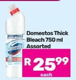 Game Domestos Thick Bleach 750 ml Assorted offer