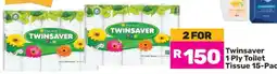 Game Twinsaver 1 Ply Toilet Tissue-15 Pack offer