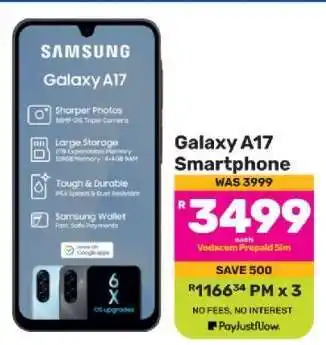 Game Galaxy A17 Smartphone offer