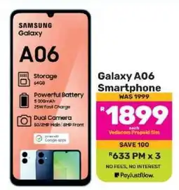 Game Galaxy A06 Smartphone offer