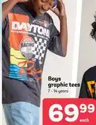 PEP Boys Graphic Tees 7-14 Years-Each offer