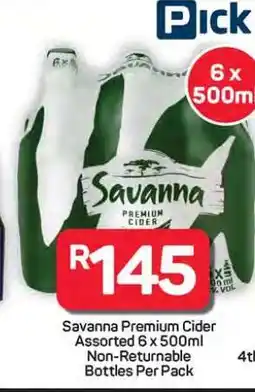 Pick n Pay Hypermarket Savanna Premium Cider offer