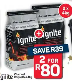 Pick n Pay Hypermarket Ignite Charcoal Briquettes 4kg offer