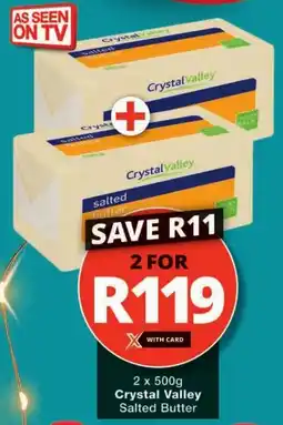 Checkers Crystal Valley Salted Butter offer