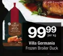 Checkers Villa Germania Frozen Broiler Duck offer
