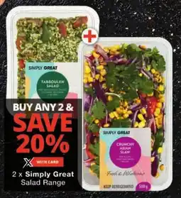 Checkers Simply Great Salad Range offer