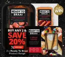 Checkers Ready To Braai Product Range offer