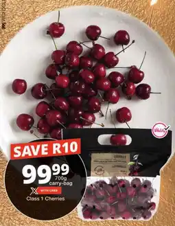 Checkers Class 1 Cherries offer