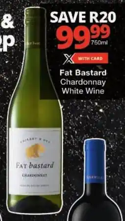 Checkers Fat Bastard Chardonnay White Wine offer