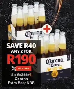 Checkers Corona Extra Beer NRB offer