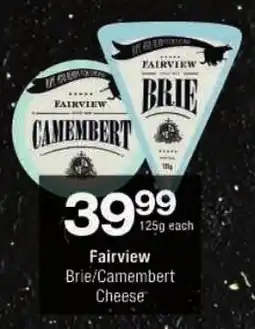 Checkers Fairview Brie/ Camembert Cheese offer