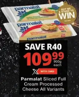 Checkers Parmalat Sliced Full Cream Processed Cheese All Variants offer