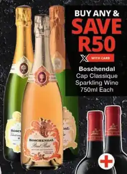 Checkers Boschendal Cap Classique Sparkling Wine offer
