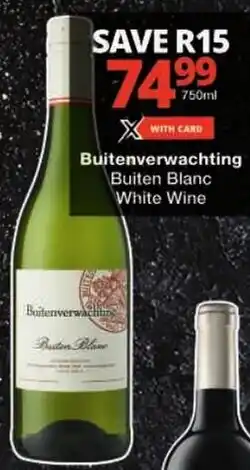 Checkers Buitenverwachting Buiten Blanc White Wine offer