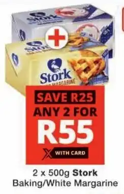 Checkers Stork Baking/ White Margarine offer