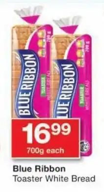 Checkers Blue Ribbon Toaster White Bread offer