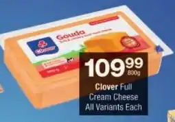 Checkers Clover Full Cream Cheese All Variants offer