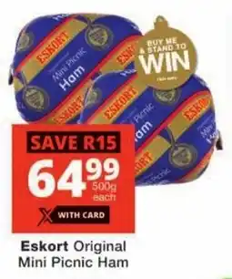 Checkers Eskort Original Mini Picnic Ham offer