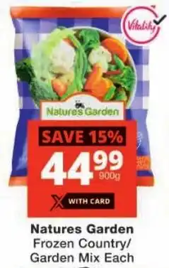 Checkers Natures Garden Frozen Country/ Garden Mix offer