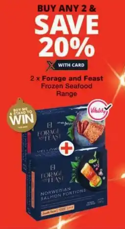 Checkers Forage and Feast Frozen Seafood Range offer