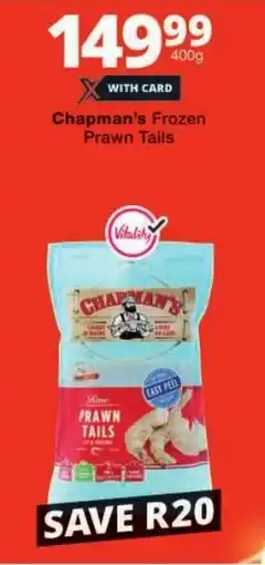 Checkers Chapman's Frozen Prawn Tails offer