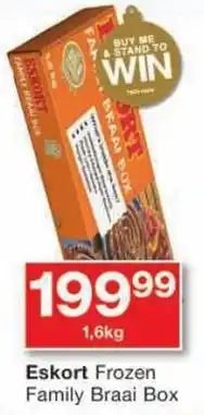 Checkers Eskort Frozen Family Braai Box offer