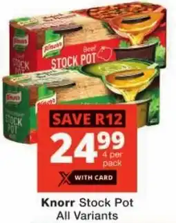 Checkers Knorr Stock Pot All Variants offer