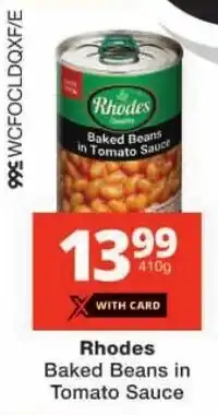 Checkers Rhodes Baked Beans in Tomato Sauce offer