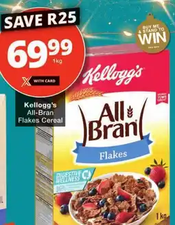 Checkers Kellogg's All-Bran Flakes Cereal offer