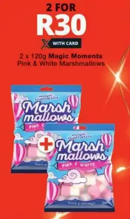 Checkers Magic Moments Pink & White Marshmallows offer