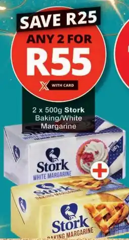 Checkers Stork Baking/ White Margarine offer