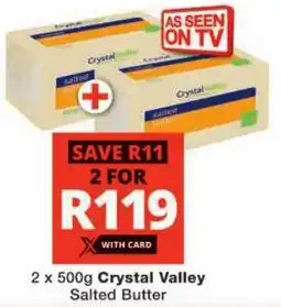 Checkers Crystal Valley Salted Butter offer