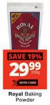 Checkers Royal Baking Powder offer